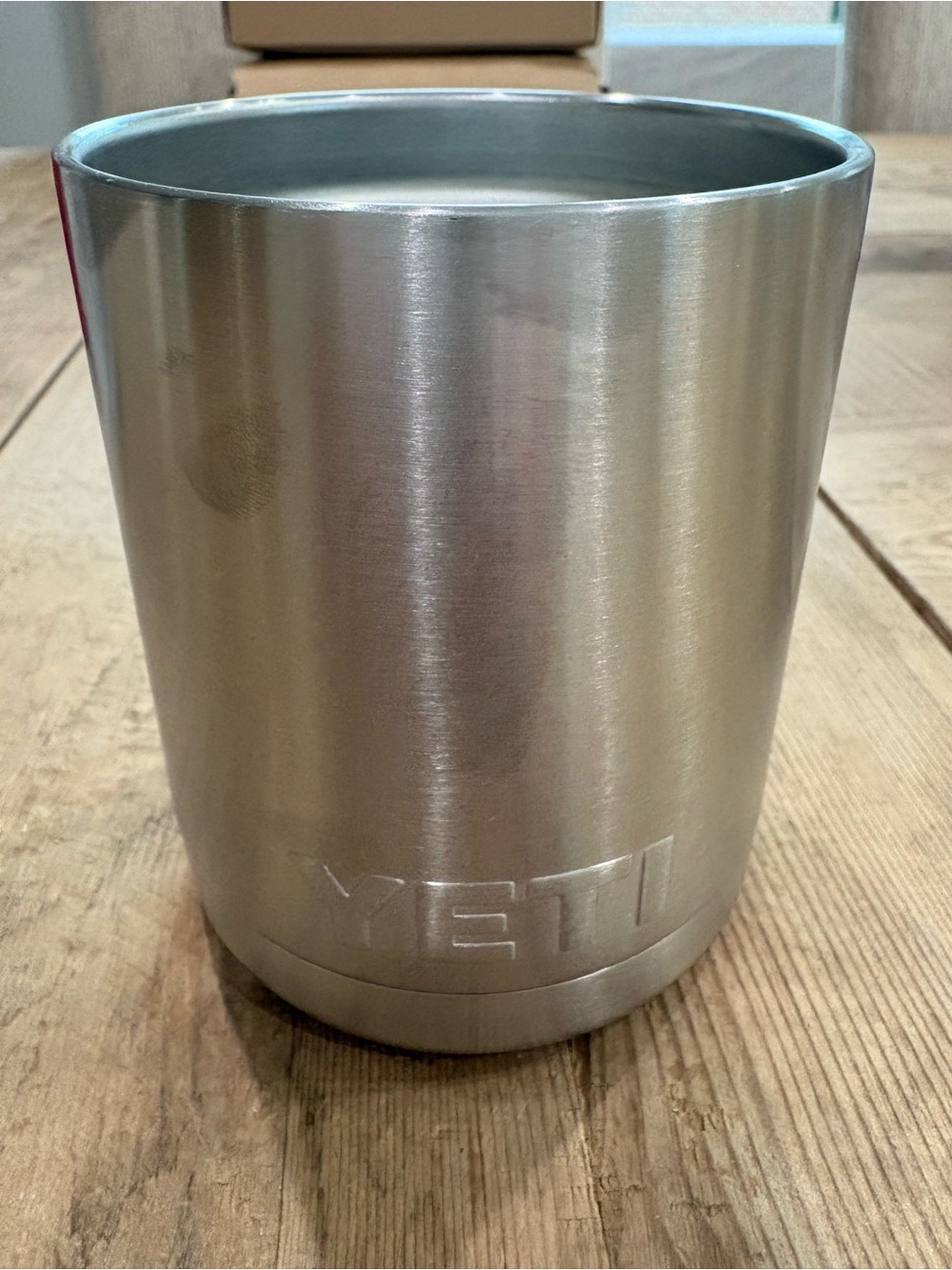 Yeti Silver Stainless Steel Tumbler Cup